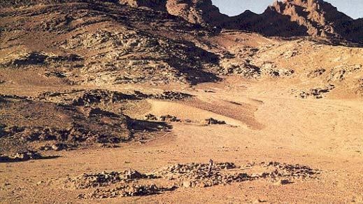 israelites travelling in the desert