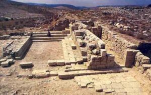El-Khirbe synagogue, Samaria. Image courtesy of Yitzhak Magen