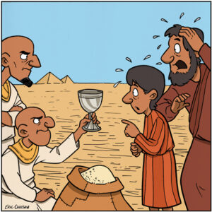 BAR Spring 2026 Cartoon Caption Contest Genesis 44.12
