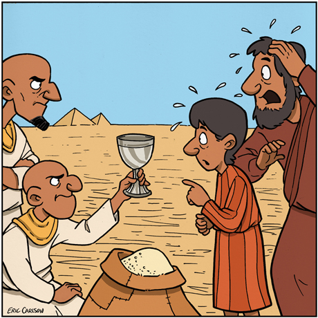 BAR Spring 2026 Cartoon Caption Contest Genesis 44.12