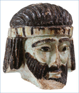 Faience head from Abel Beth Maacah