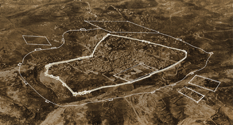 Jerusalem 1917 German aerial photo