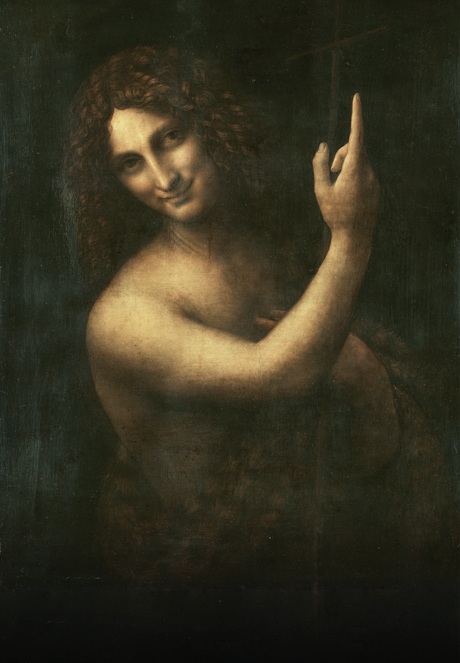 Leonardo da Vinci_Saint John the Baptist_public domain