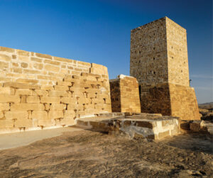 Restored remains of the Great Dam of Marib