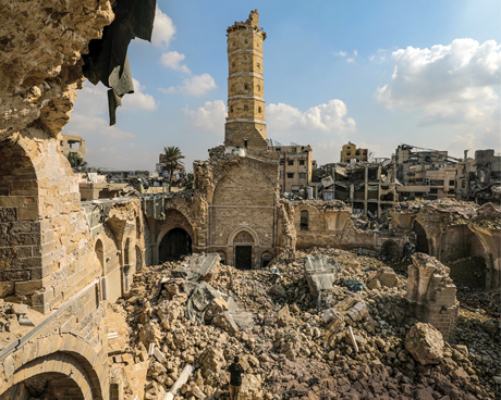 Destroyed Omari Mosque in Gaza_shutterstock_editorial_15127556m