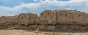 Remains of a ziggurat from Kish, Iraq_iStock-1144810529
