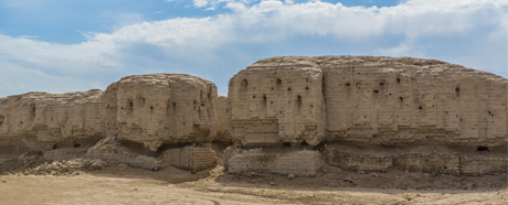 Remains of a ziggurat from Kish, Iraq_iStock-1144810529