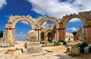 Saint Simeon monastery at Qalat Sim'an_Alamy, C031JJ