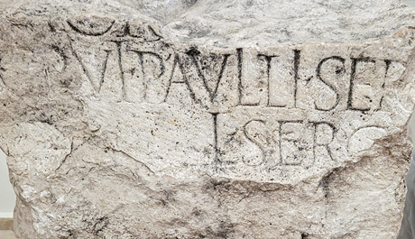 Sergius Paulus stone at Yalvac Museum