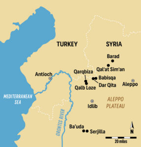 Syrian churches map