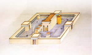 Temple Scroll inner court reconstruction