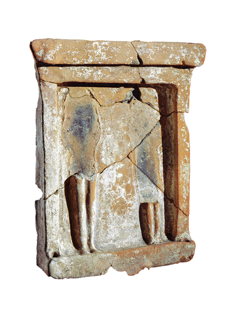 Model shrine from stratum X temple at Tell Qasile